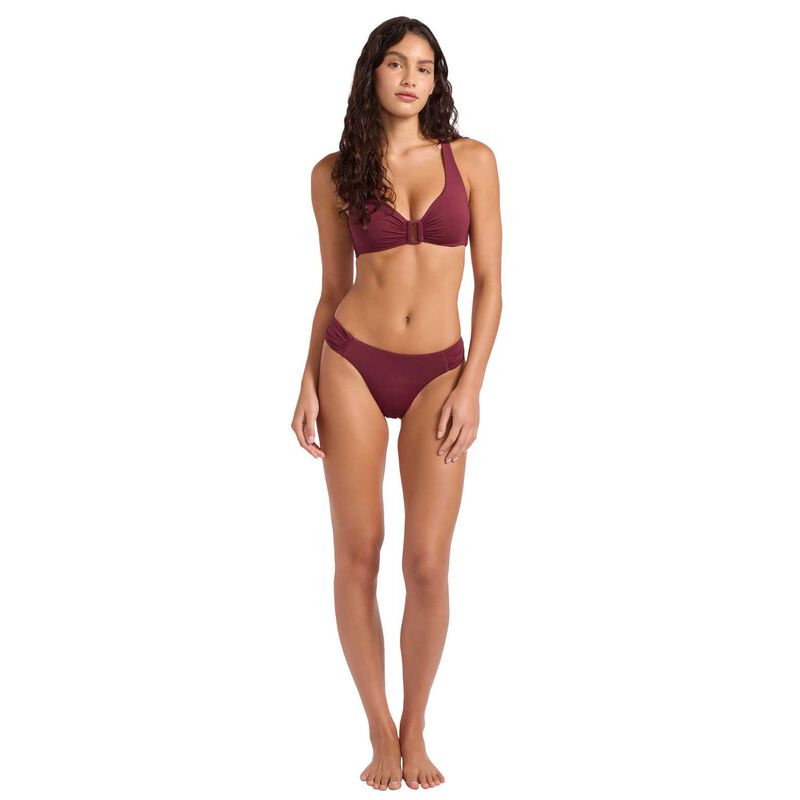 Seafolly High Leg Ruched Side Pant image number 3